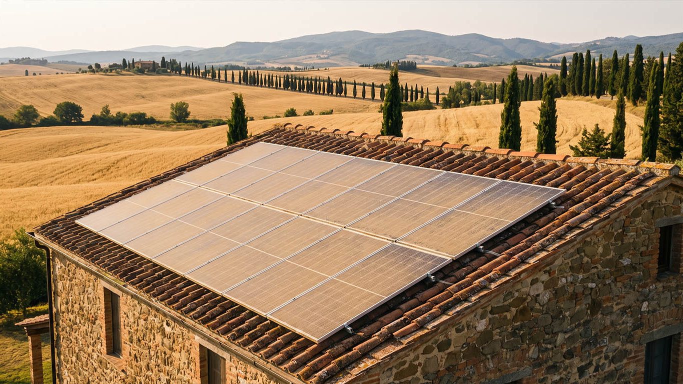 Fotovoltaico negli agriturismi e nelle aziende della Maremma