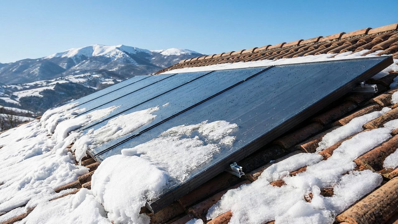 Neve sui pannelli fotovoltaici: cosa fare e cosa non fare