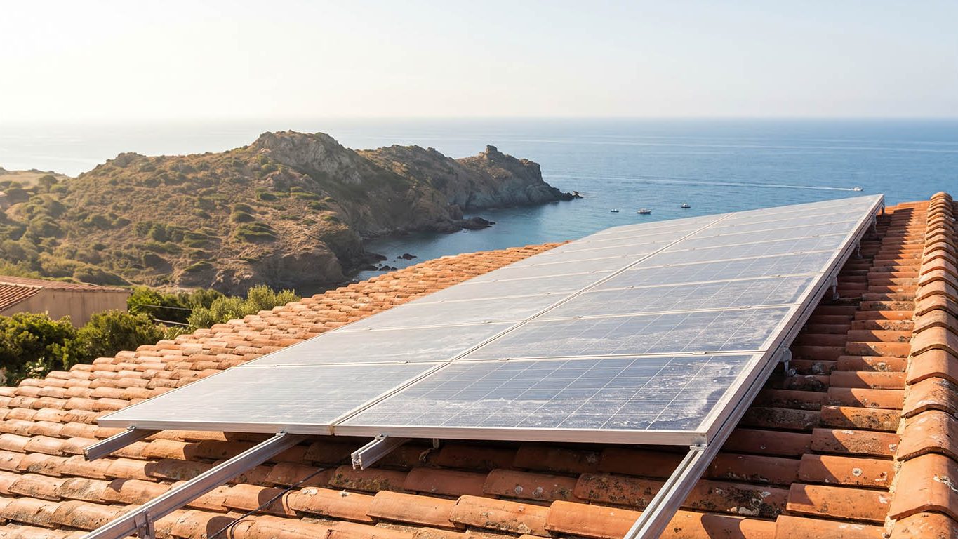 Salsedine sui pannelli fotovoltaici sulla costa grossetana