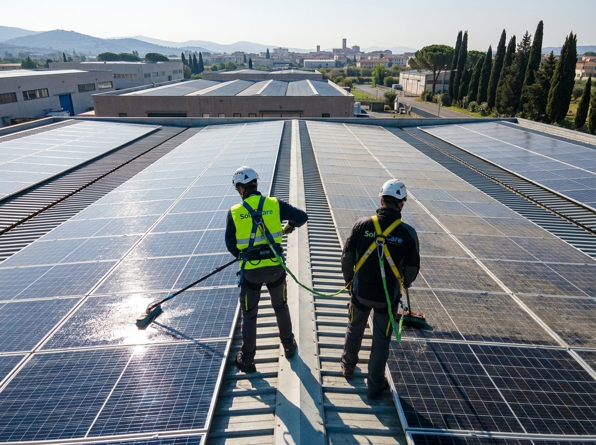 Pulizia pannelli fotovoltaici in Provincia di Grosseto